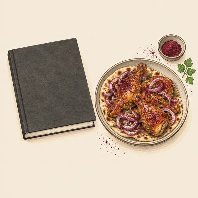 Illustration of Falastin: A Cookbook, Sami Tamimi and Tara Wigley
