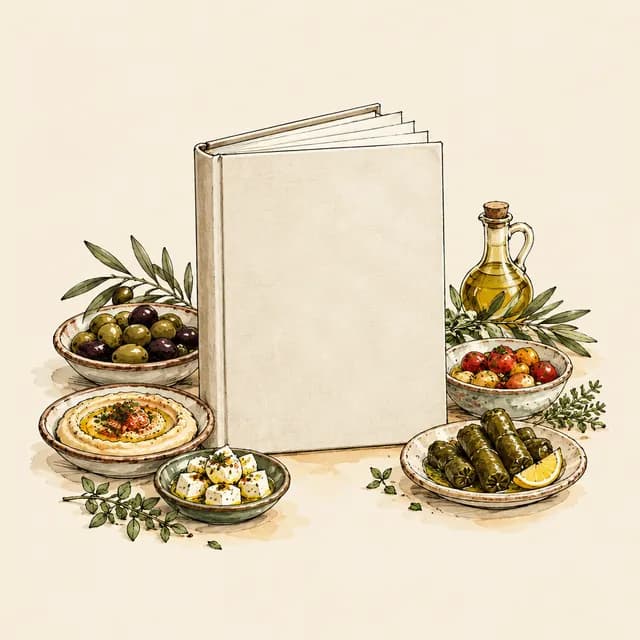 Illustration of Jerusalem, Yotam Ottolenghi and Sami Tamimi