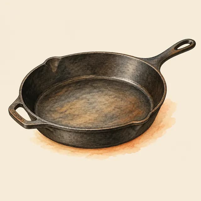 Illustration of Lodge 12-inch Cast Iron Skillet