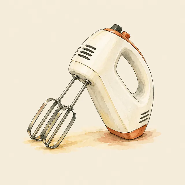 Illustration of KitchenAid 5-Speed Hand Mixer