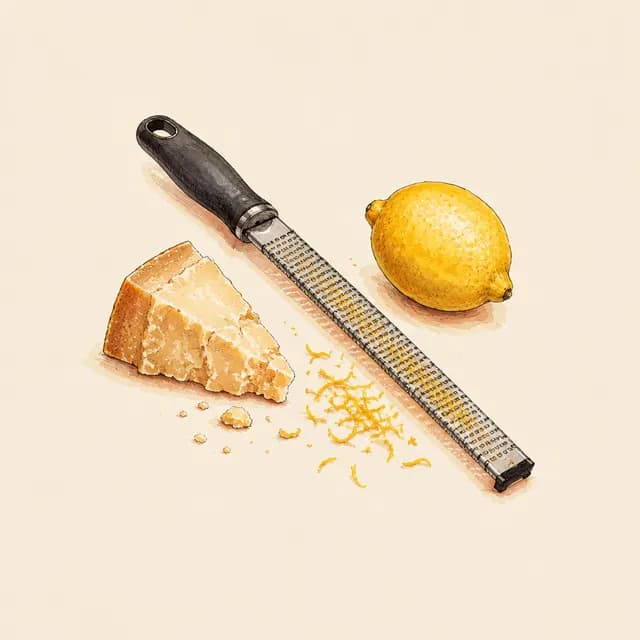 Illustration of Microplane Classic Zester