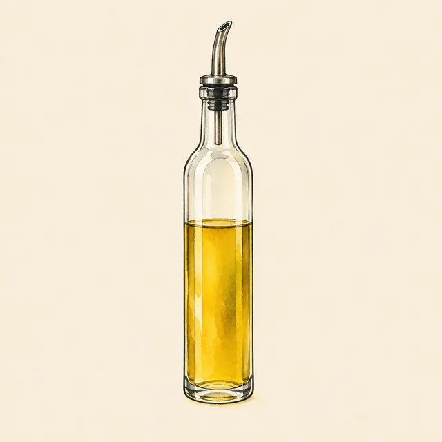 Illustration of TrendPlain 16oz Glass Oil Dispenser Bottle