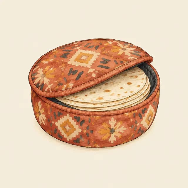 Illustration of PixiPy 12-inch Tortilla Warmer