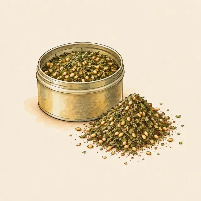 Illustration of Z&Z Za'atar Spice Blend
